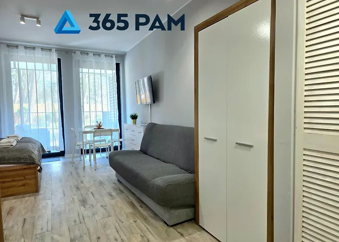 アパート 365pam - Morzlive Pod Zaglami Z Klimatyzacja, 100m Do Morza ウストロニエ・モルスキエ